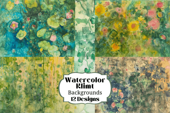 12 Watercolor Klimt Backgrounds: A Guide for Modern Creatives