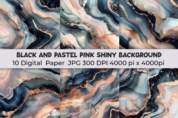 Black and Pastel Pink Shiny Backgrounds: A Designer's Secret Weapon