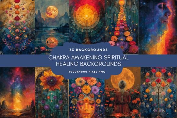 Chakra Spiritual Healing Backgrounds: A Designer's Guide to Vibrant Visuals