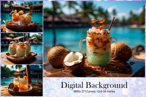 Cocktail Glasses Party Drink Backgrounds for Creative Projects