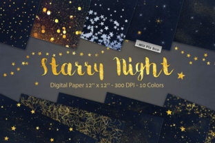 Elevate Your Designs with Starry Night Backgrounds