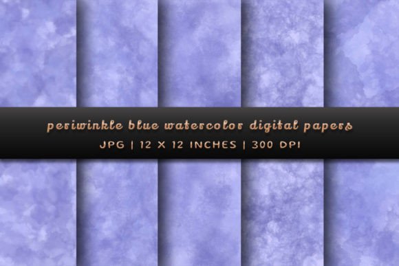 Embrace Serenity: The Allure of Periwinkle Blue Watercolor Backgrounds