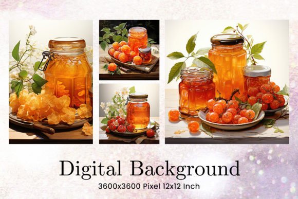 Honey Bee Backgrounds: Digital Wall Art for Creative Projects