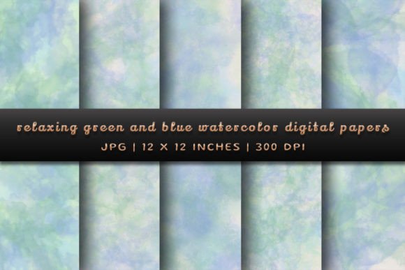 Serene Hues: Elevate Projects with Relaxing Green and Blue Backgrounds