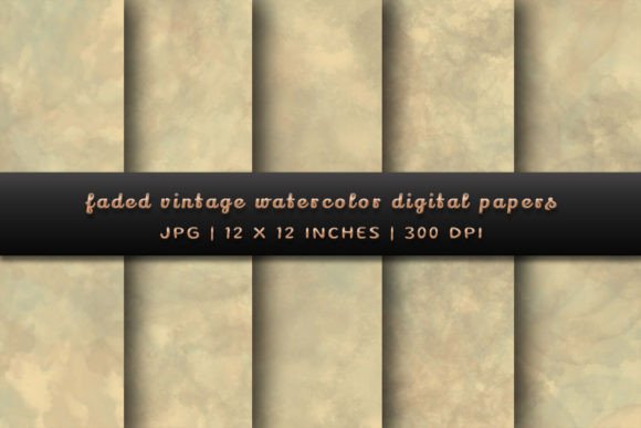 Timeless Design: Using Faded Vintage Watercolor Backgrounds