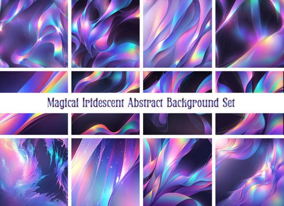 Unlock Creative Potential with Iridescent Abstract Backgrounds