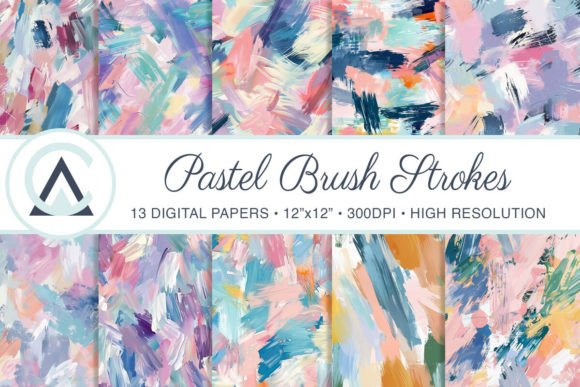 Unlock Creative Potential with Pastel Paint Strokes Paper Backgrounds