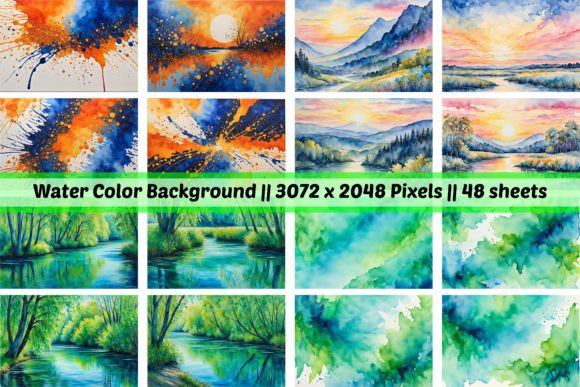 Unlocking Creativity with a Watercolor Background Collection
