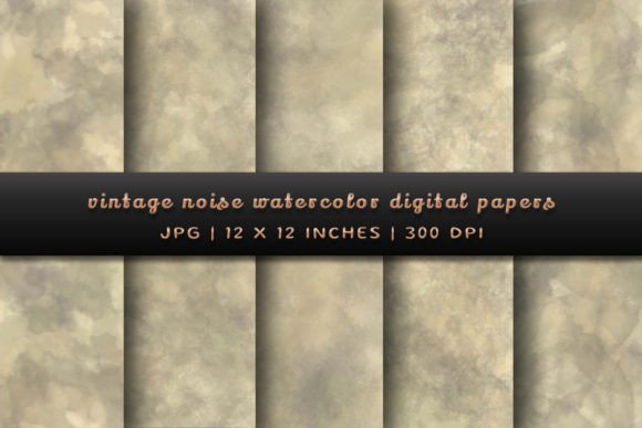 Unlocking Retro Elegance with Vintage Noise Watercolor Backgrounds