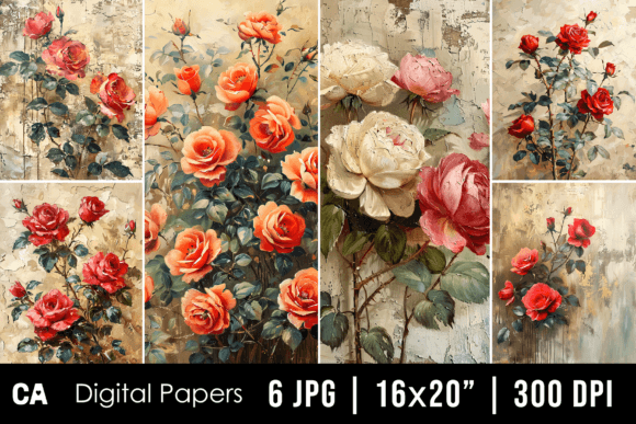 Unlocking Timeless Elegance with Vintage Rose Journal Pages